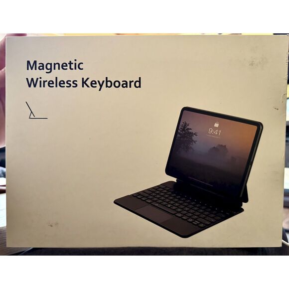 CHESONA iPad Air 13"/Pro 12.9" Magic Case w/Wireless Backlit Keyboard & Trackpad - Picture 1 of 12